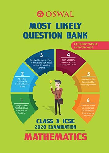 Most Likely Question Bank For Mathematics Icse Class 10 For 2020 Examination Ebook Oswal