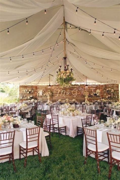 Elegant Outdoor Wedding Decor Ideas On A Budget Outdoor Tent