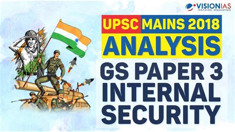 Internal Security GS Paper 3 UPSC Mains 2018 Analysis YouTube