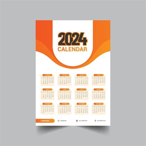 Abstract Calendar Design Template Vector Art At Vecteezy