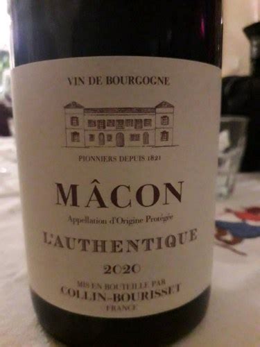 Collin Bourisset Lauthentique Chardonnay M Con Vivino Us