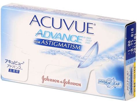 Acuvue Advance For Astigmatism 6 Lenses Alensa Uk