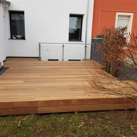 Terrasse De Plain Pied En Bois Exotique Cumaru M Tereny