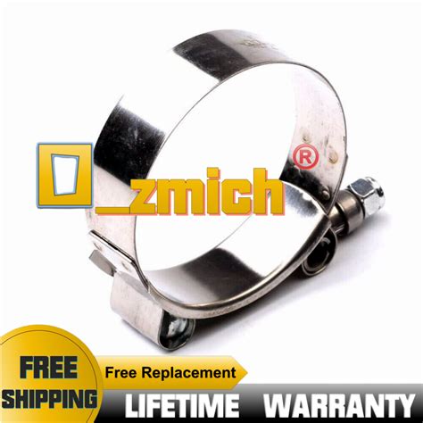 10Pcs 3 Inch 76mm ID Stainless Steel T Bolt Silicone Hose Clamp 79