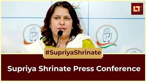 Media Press Releases Supriya Shrinate Press Conference Congress