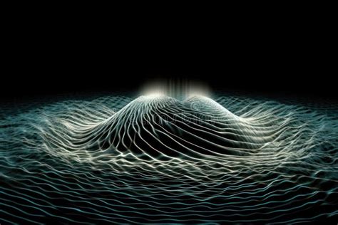 Physics Waves Abstract Illustration Created Using Generative Al Tools