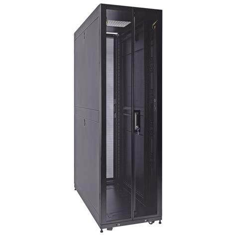 Navepoint 42u Server Rack Cabinet 1200mm Depth Fan Compatible Top Glass Door Commercial