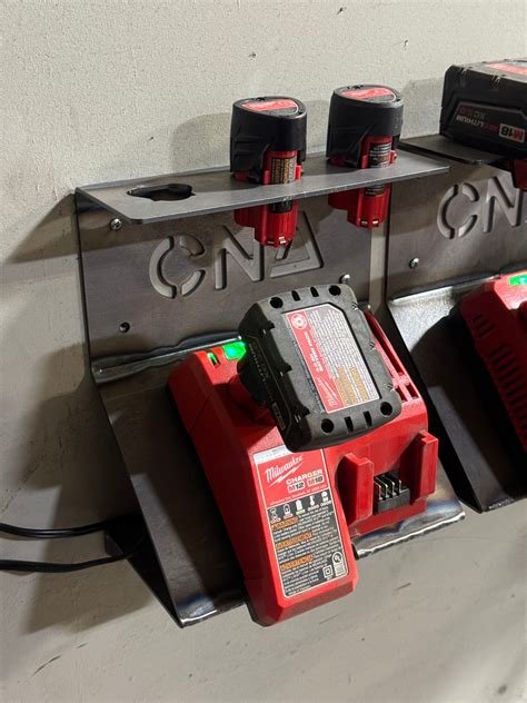 DIY Kit - Milwaukee Charger and Battery Mount – CNA Fabrication