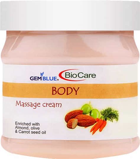 Buy Gemblue Biocare Body Massage Cream 500ml Online And Get Upto 60 Off At Pharmeasy