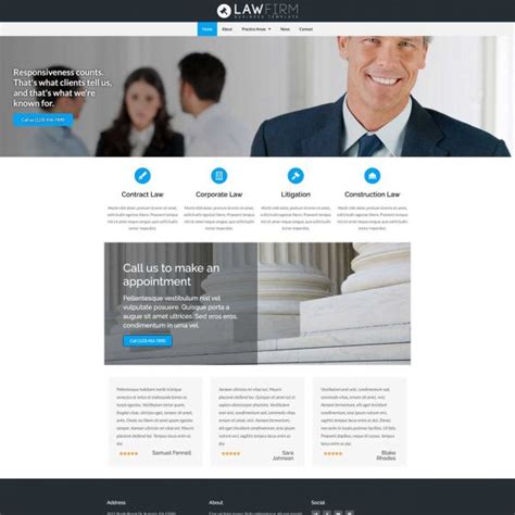 Lawyer Website Template Nexus Themes