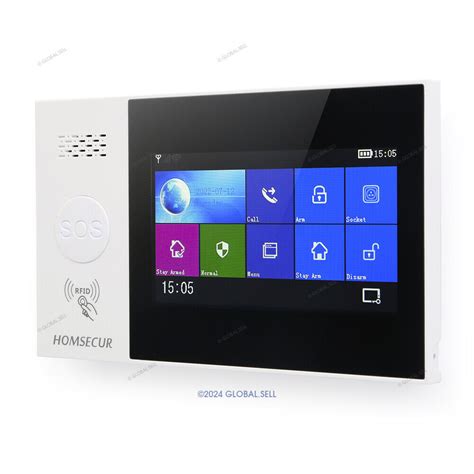 Homsecur Wireless Wifi G Sms Autodial Burglar Alarm System Touch