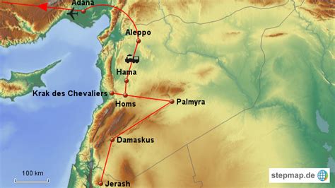 Stepmap Syrien Landkarte F R Asien