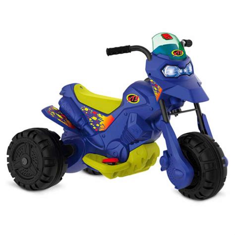 Moto Elétrica Infantil Moto XT3 6V Azul Bandeirante