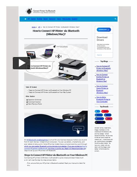 Ppt How To Connect Hp Printer Via Bluetooth Windowsmac Powerpoint Presentation Free To