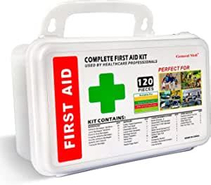 Amazon General Medi 120 Pieces Hardcase First Aid Kit First Aid