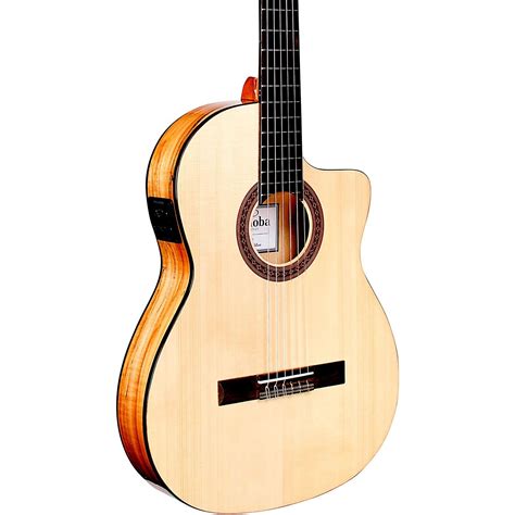 Cordoba C5 Cet Ltd Thinbody Spalted Maple Classical Acoustic Electric Guitar Cutaway