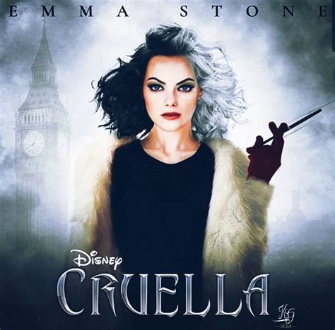 Emma Stone As Cruella De Vil Emma Stone Cruella Upcoming