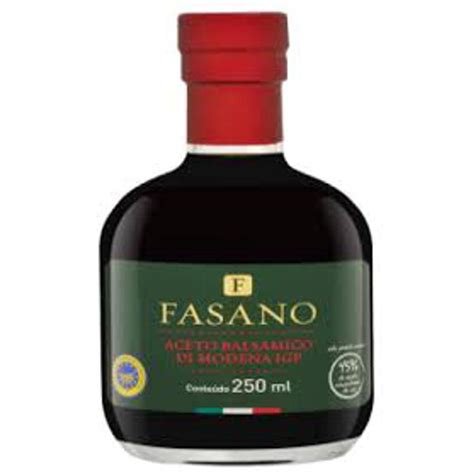 Vinagre Italiano Fasano Balsamico 45 Mosto De Uva 250ML Submarino