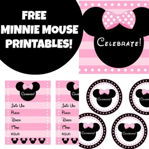 Free Minnie Mouse Printables Printable Computer Tools