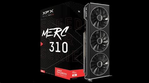 XFX SPEEDSTER MERC 310 AMD Radeon RX 7900 XT BLACK Edition Video Card