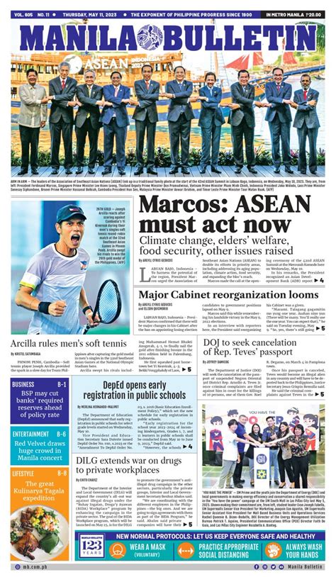 Manila Bulletin News On Twitter Manila Bulletin Headline For Today