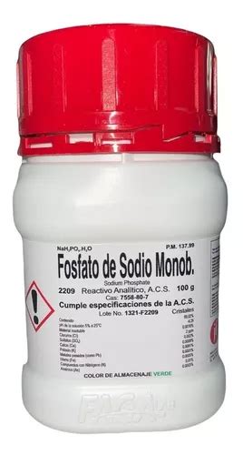 Fosfato De Sodio Monobasico R A De 100 G Fagalab