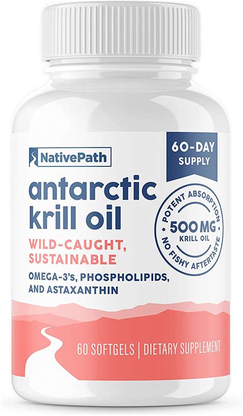 Amazon Nativepath Antarctic Krill Oil Wild Caught Omega Krill