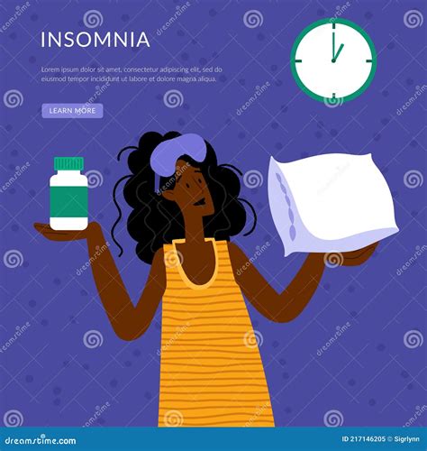 Insomnia A Black Woman Cannot Sleep Female Character Suffers From Insomnia Sleep Disorder