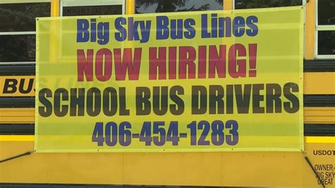 Big Sky Bus Lines Needs Drivers In Great Falls Youtube