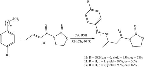 The Enantioselective Aza Michael Addition Of Aromatic And Aliphatic