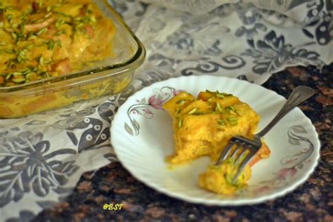 Mango Bread Pudding - The Big Sweet Tooth