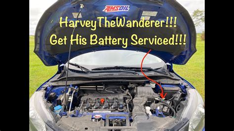 Honda Hrv Battery Servicing Youtube