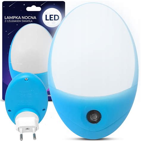 LAMPKA NOCNA LED DO KONTAKTU CZUJNIK ZMIERZCHU 11408333451 Allegro Pl