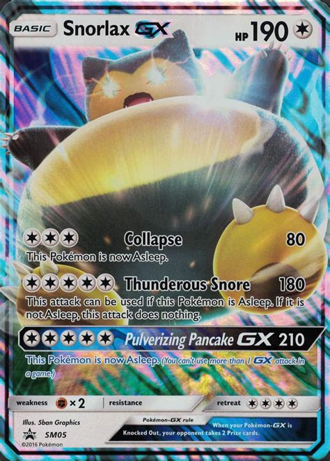 Pokemon Snorlax Gx Sm Oversized Promo Promos Amazon Ca Toys