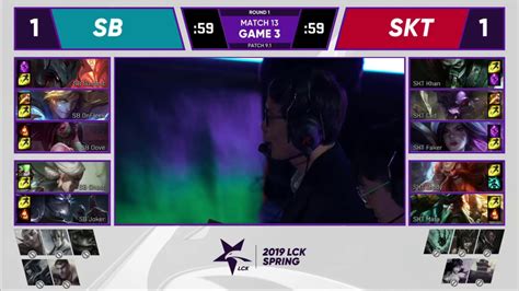 Sb Vs Skt Sbg Sandbox Vs Sk Telecom T Week Day Game