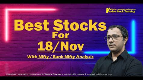 Best Intraday Stock For Tomorrow 18 Nov Nifty And Bank Nifty Levels