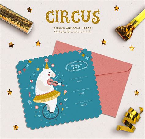 CIRCUS BEAR | Illustration on Behance