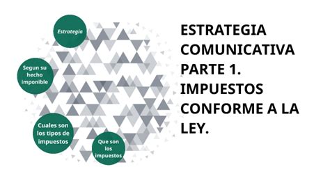 Estrategia Comunicativa Parte Sobre Los Impuestos Conforme A La Ley