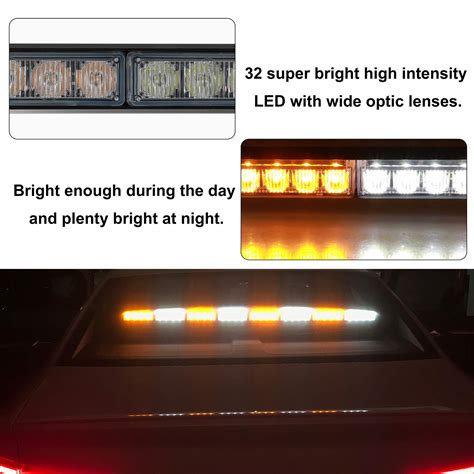 Aspl Led Traffic Advisor Light Bar Warning Emergency Strobe Light