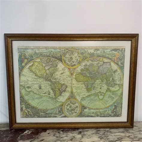 Quadro Mapa Mundi Antigo Parcelamento Sem Juros