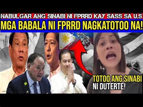 Babala Ni Fprrd Nabulgar Ni Sass Galawang Para Sa Pilipino Pumalpak