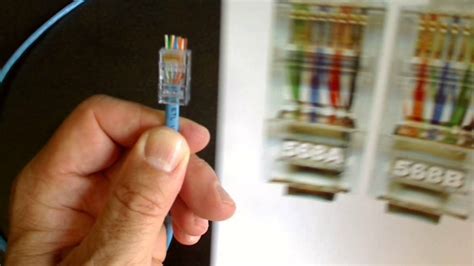 Comment fabriquer un câble réseau Ez rj45 YouTube