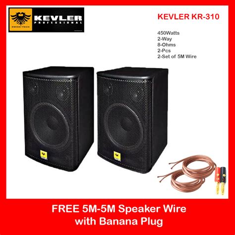 Kevler Kr 310 2 Way Professional Speaker Karaoke System Size 10 450w Ea