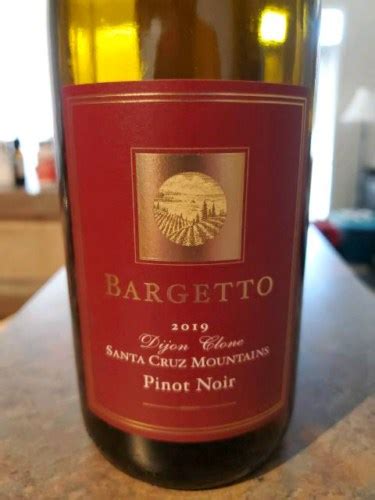 Bargetto Dijon Clone Pinot Noir Vivino US