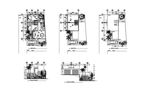 Modern House Design In AutoCAD File - Cadbull