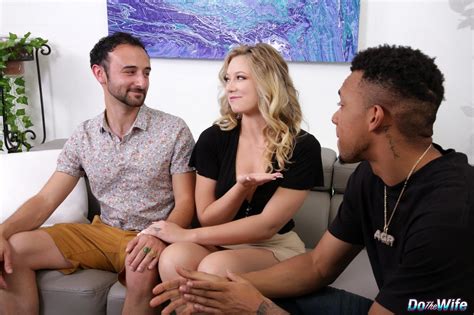 Blonde Hottie River Lynn Wants To Fuck A Black Guy Next To Her Husband Photos