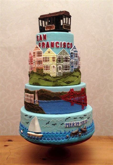 San Francisco Birthday Cake Bakery Cool Birthday Cakes Travel Cake