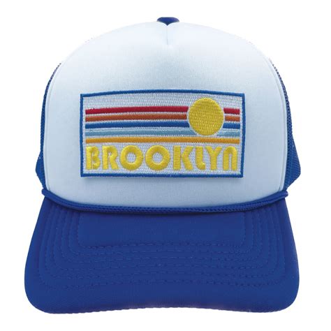 Kids Brooklyn Hat Ages 2 12 Retro Sunrise Brooklyn New York Snapback