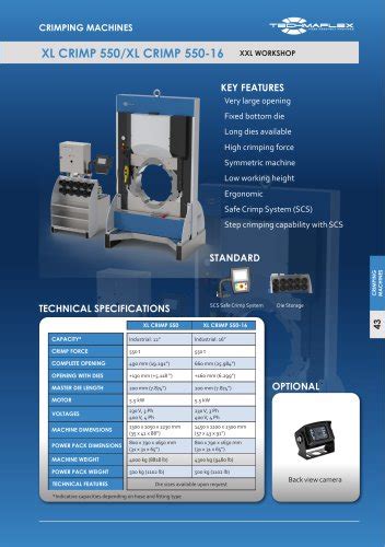 S CRIMP 350 EVO L TECHMAFLEX PDF Catalogs Technical