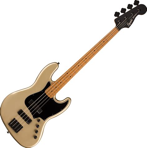 Bajo Eléctrico De Cuerpo Sólido Squier Contemporary Active Jazz Bass Hh Shoreline Gold Amarillo